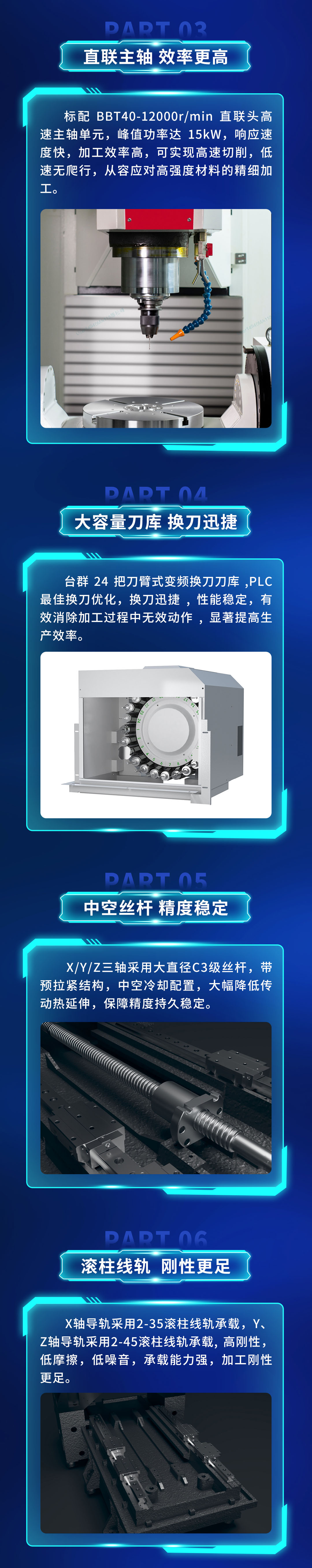 立式五軸加工中心